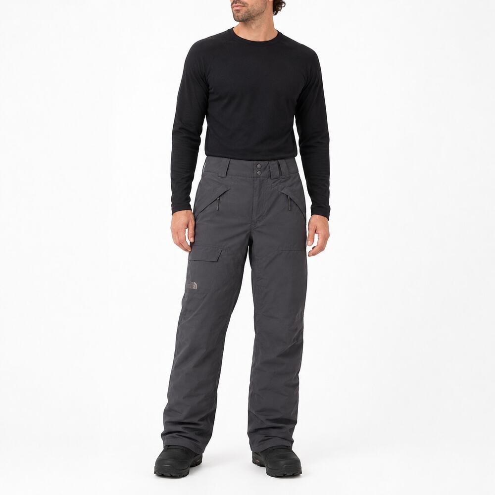 The North Face DryVent Snow Pants Mens L Gray Snowsports Insulated Ski DWR